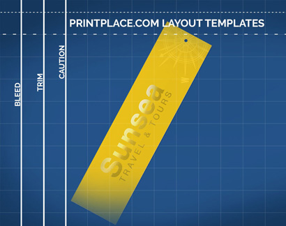 Spot UV Bookmarks Layout Templates